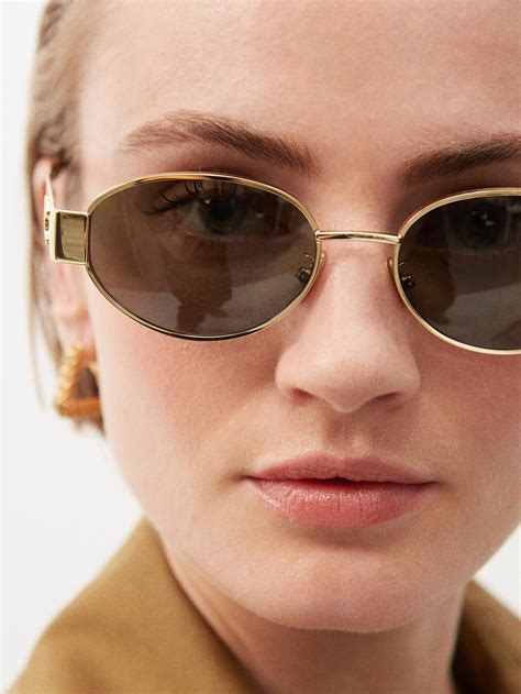 celine sunglasses triomphe metal.